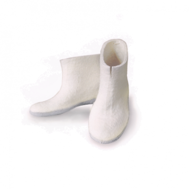 Image of White Indoor Boots