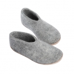 Grey Shoe With Heel