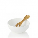 Olive Bowl with Bamboo Spoon
