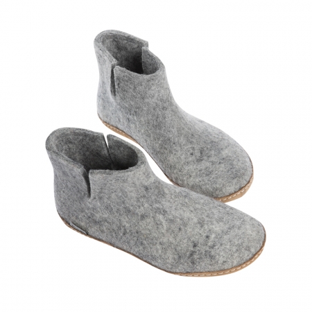 Grey Indoor Boots